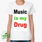 Женская футболка органик