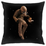 Космонавт с голубем