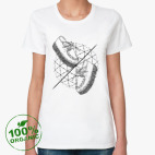 Женская футболка органик