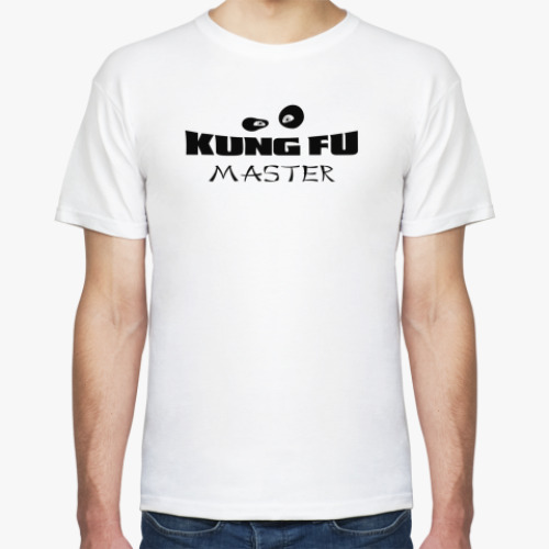 Футболка с принтом KUNG FU MASTER