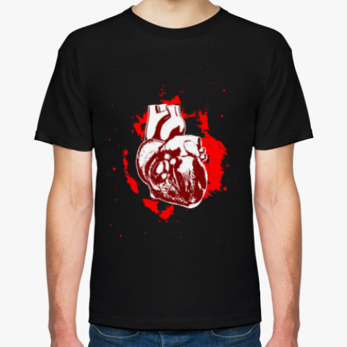 Футболка с принтом Samael's Symbols (Сердце)