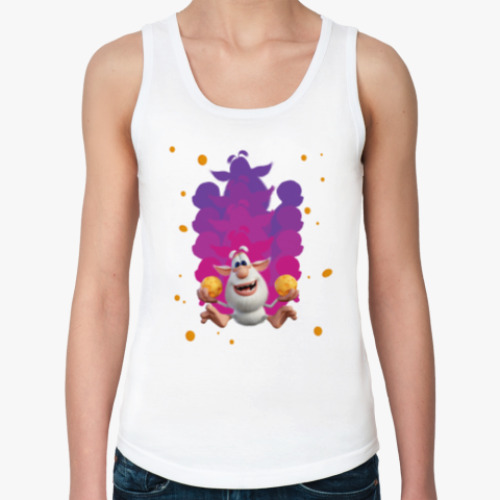 Женская майка с принтом Скользящий Буба
