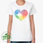 Женская футболка органик