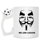 Кружка с футбольным мячиком