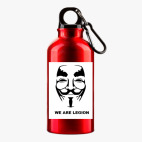 Металлическая бутылка 400 мл UV-DTF