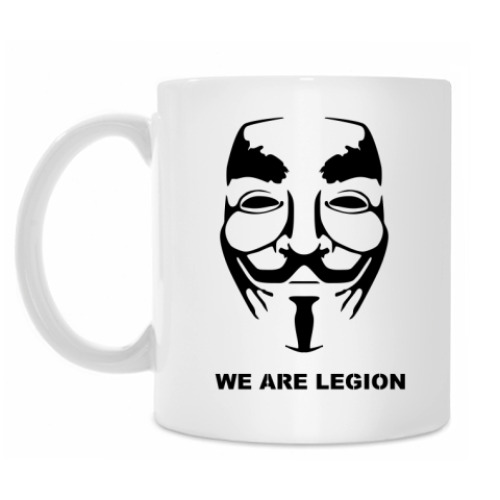 Кружка с принтом We are legion