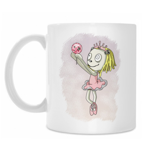 Кружка с принтом Ленор - балерина