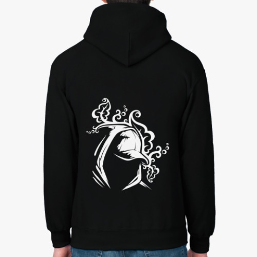 Толстовка худи с принтом Кепка