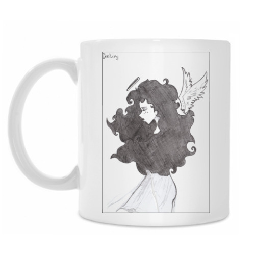 Кружка с принтом Angel