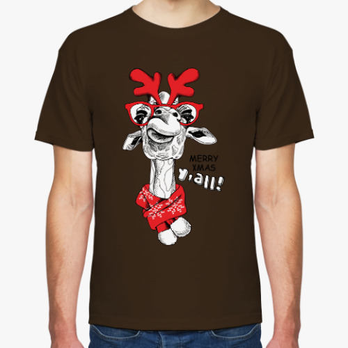 Футболка с принтом Жираф