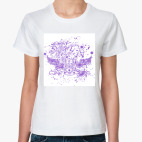 Классическая женская футболка Дизайн