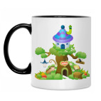 Кружка двухцветная