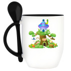 Кружка с ложкой