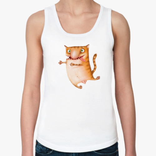 Женская майка с принтом Мартовский Кот