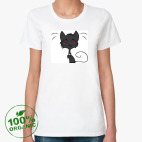 Женская футболка органик