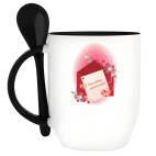 Кружка с ложкой