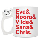 Кружка с футбольным мячиком