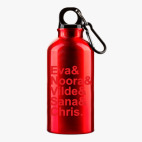 Металлическая бутылка 400 мл UV-DTF