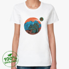 Женская футболка органик