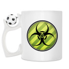 Кружка с футбольным мячиком