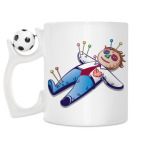 Кружка с футбольным мячиком