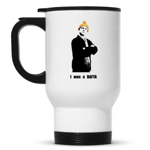 Кружка-термос с принтом Шерлок