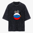Футболка оверсайз вареная