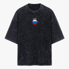 Футболка оверсайз вареная (вышивка)