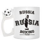 Кружка с футбольным мячиком