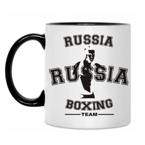 Кружка с принтом Бокс