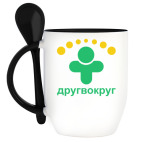 Кружка с ложкой