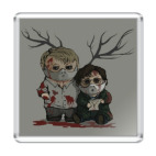 Магнит 6.5 x 6.5 см Hannibal ( Ганнибал )