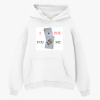 Толстовка худи оверсайз