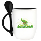 Кружка с ложкой