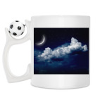 Кружка с футбольным мячиком