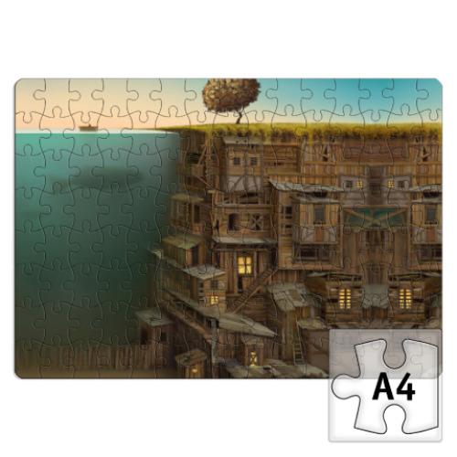 Пазл с принтом  Дом