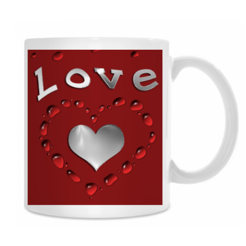 Кружка с принтом Love