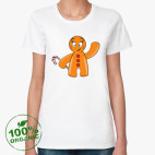 Женская футболка органик