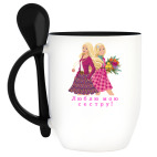 Кружка с ложкой