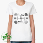 Женская футболка органик