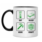 Кружка двухцветная