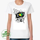 Женская футболка органик