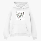 Толстовка худи оверсайз