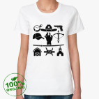 Женская футболка органик