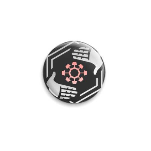 Значок 25мм с принтом Liberator Platinum 15000