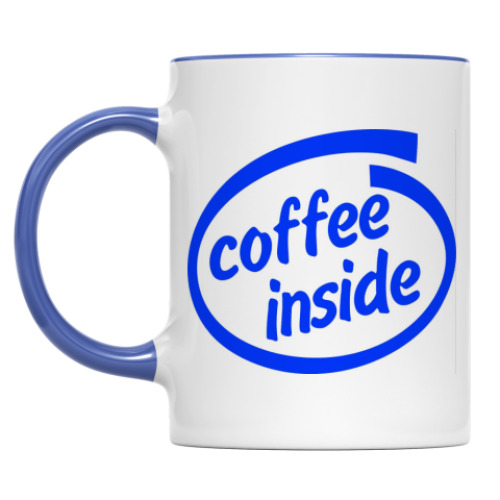 Кружка с принтом Coffee inside