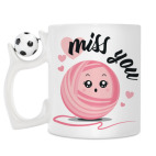 Кружка с футбольным мячиком