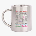 Кружка металлическая