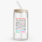 Банка с бамбуковой крышкой