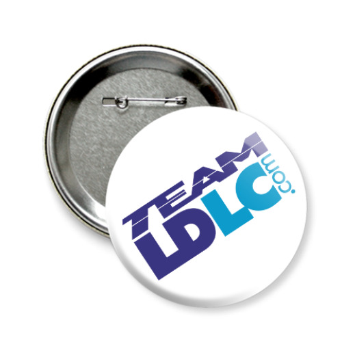 Значок 58мм с принтом LDLC